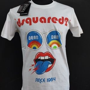 Dsquared2 White Casual Men Tshirt